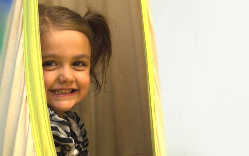 Young girl happy and smiling